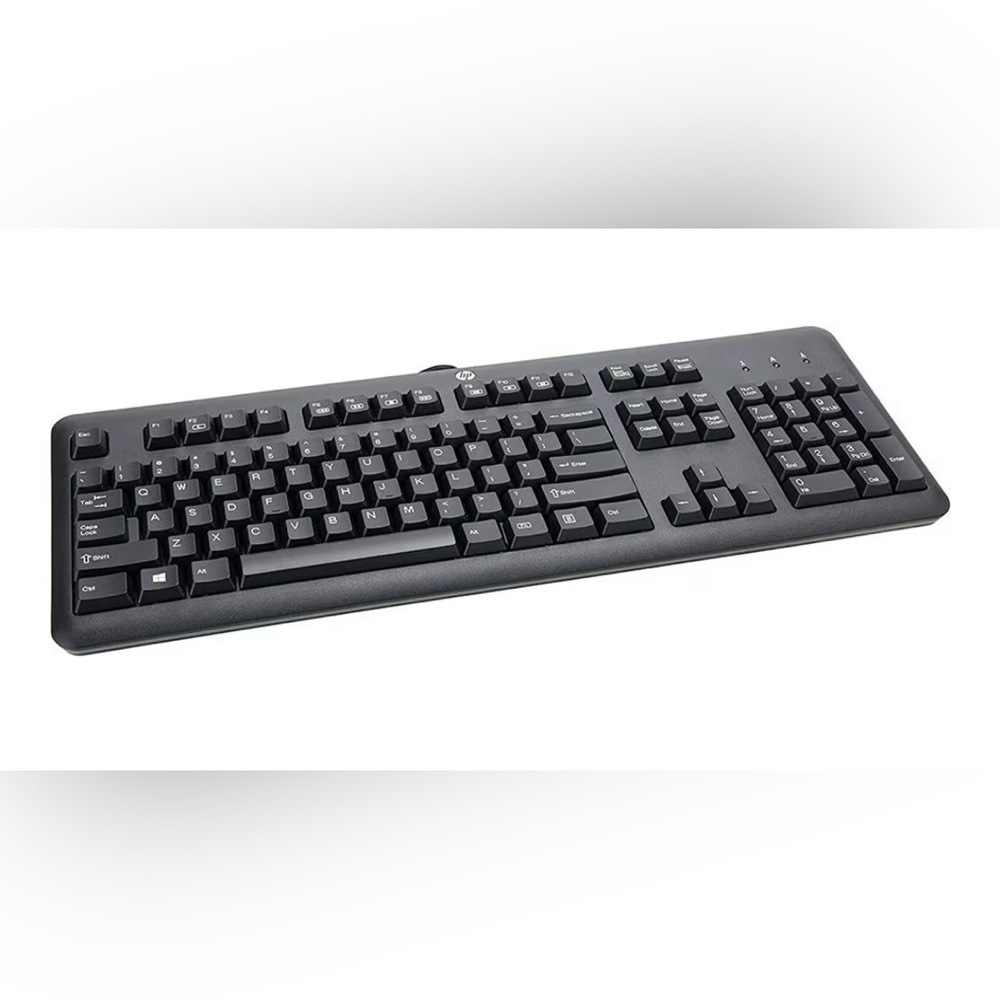 🚨NEW IN BOX!🚨HP Black Full-Size Wired Keyboard